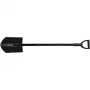 BRÜDER MANNESMANN M63120 metalinis kastuvas 1180 mm, juodas, velėnai pašalinti ir šaknims pjauti