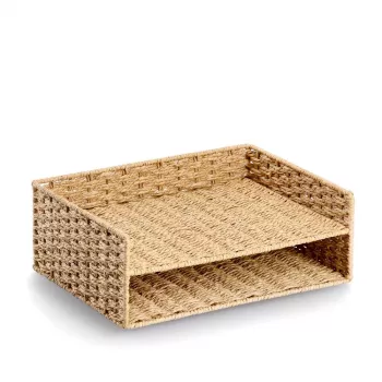 Zeller Dokumentų dėklas Paper Weave Natural 15214