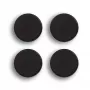Zeller 4 apvalūs juodi magnetai Ø 23 mm x 9 mm (11236)