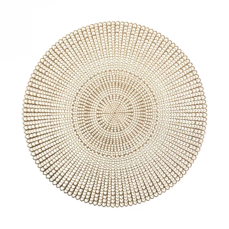 Zeller 6 dalių auksinių įdėklų rinkinys su išpjovomis | 45 x 30 cm | PVC 27003