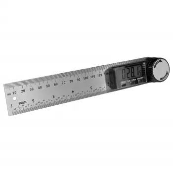 Brüder Mannesmann M81220 skaitmeninis kampų matuoklis 200 x 200 mm 360°