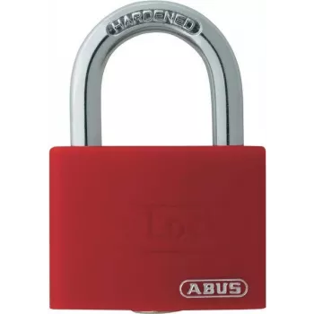 ABUS T65AL/40 aliuminis spynarakštis su grūdinto plieno lankeliu, raudonas ABVS50011