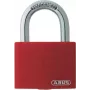 ABUS T65AL/40 aliuminis spynarakštis su grūdinto plieno lankeliu, raudonas ABVS50011