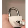 ABUS myLock T65AL/40 mėlynas aliumininis spynarakštis su grūdinto plieno lankeliu 802829