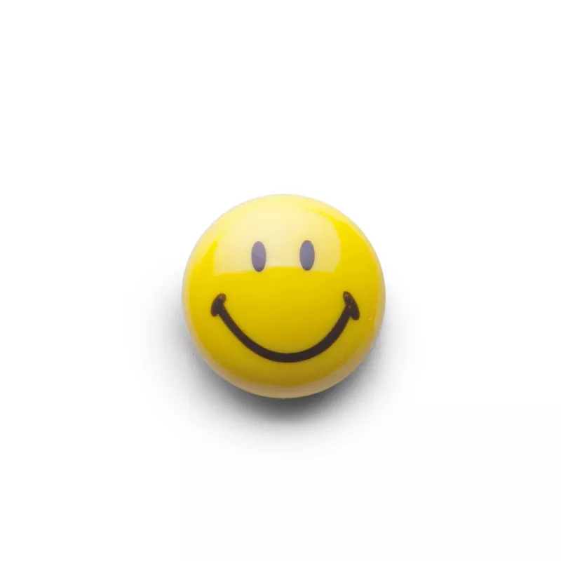 Zeller Smiley magnetų rinkinys, 6 vnt., 3 cm, geltonas, 11204