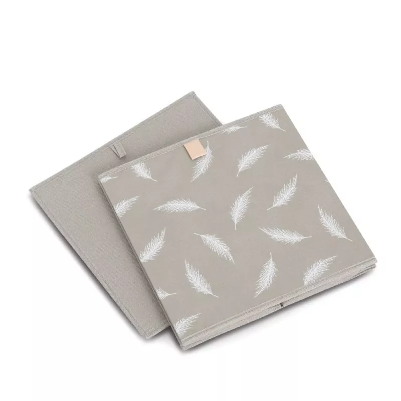 Zeller Feather laikymo dėžė taupe 32 x 32 x 32 cm 14537