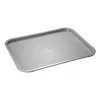 APS Fast Food padėklas 410 x 305 mm, pilkas polipropilenas, aukštis 20 mm, 1 vnt. (538)