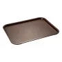 APS Fast Food padėklas 450 x 355 mm, rudas polipropilenas, 20 mm aukščio (542)