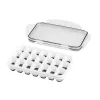 APS Ice Cube Box su dangteliu, permatomas/pilkas, 2 vnt. rinkinys, polipropilenas, tinka plauti indaplovėje 36103