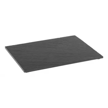 APS Natural Slate Plate VALO, 325 x 265 mm, antracito spalvos, 6-9 mm storio, su baldus tausojančiomis kojelėmis, 1 vnt. 1003