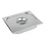 APS GN 1/1 dangtis 530 x 325 x 30 mm nerūdijančio plieno, be šaukšto išpjovos, tinka plauti indaplovėje 81195