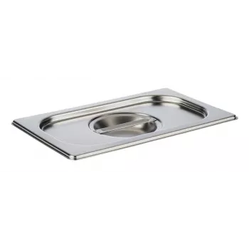 APS GN 1/4 dangtis 265 x 162 x 30 mm, nerūdijantis plienas, be šaukšto išpjovos, tinka plauti indaplovėje - 1 vnt. 81495