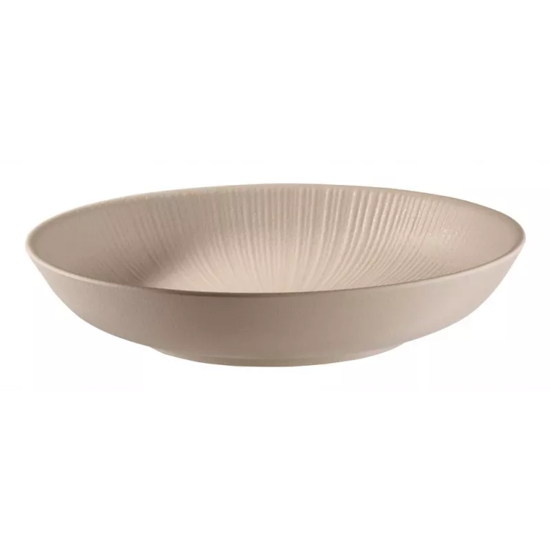 APS NERO gili lėkštė 225 mm, smėlio spalvos melaminas, 85414