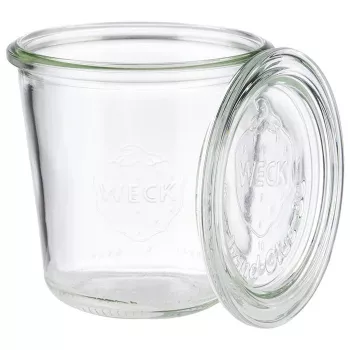 APS Weck stiklainis su dangteliu, smailėjančios formos, 290 ml, 6 dalių rinkinys, skersmuo 90 mm, aukštis 90 mm (82352)