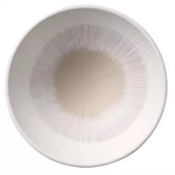 APS BLUSH apvali serviravimo lėkštė 160 mm smėlio spalvos melaminas, sukraunama, tinkama plauti indaplovėje 85508