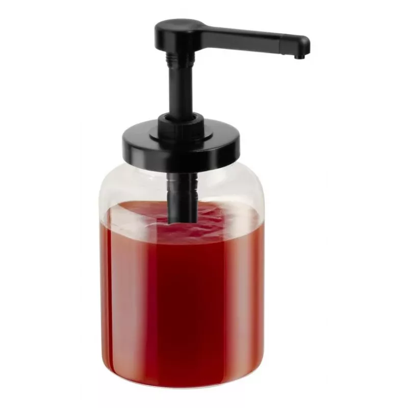 APS DISPENSA 1,7 l stiklinė dozavimo talpa, permatoma/juoda 93290