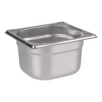 APS GN 1/6 talpykla 176 x 162 x 100 mm, chromo-nikelio nerūdijantysis plienas, elektrolitiškai poliruota, 2,1 L 81604