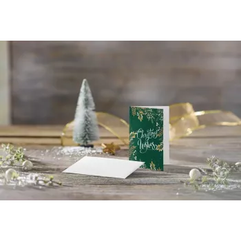 SIGEL DS092 Kalėdiniai atvirukai “Christmas Wishes” DIN A6, 25 atvirukai su vokais, 250 gsm, matiniai