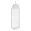 APS 1025 ml talpos plastikinis butelis su dozatoriumi, permatomas polietilenas, užsukamas dangtelis ir uždangalas - 1 vnt. (93259)