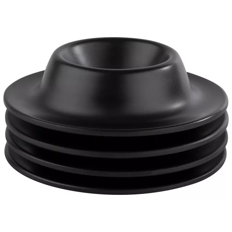 APS kiaušinių stovelis, melaminas, juodas, rinkinys iš 4, 85 mm skersmuo, 20 mm aukštis, tinka plauti indaplovėje (83849)