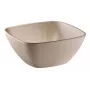 APS NERO kvadratinė padėklo lėkštė 250 x 250 mm smėlio spalvos melaminas, sukraunama, atspari karščiui, tinkama plauti indaplovėje 85417