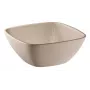 APS NERO kvadratinė melamino patiekimo lėkštė 195 x 195 mm, smėlio spalvos 85416