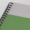 SIGEL Quicknote Impulse Green užrašų knygelė A5, tuščiais lapais, žaliai pilku minkštu viršeliu, 160 puslapių SN800