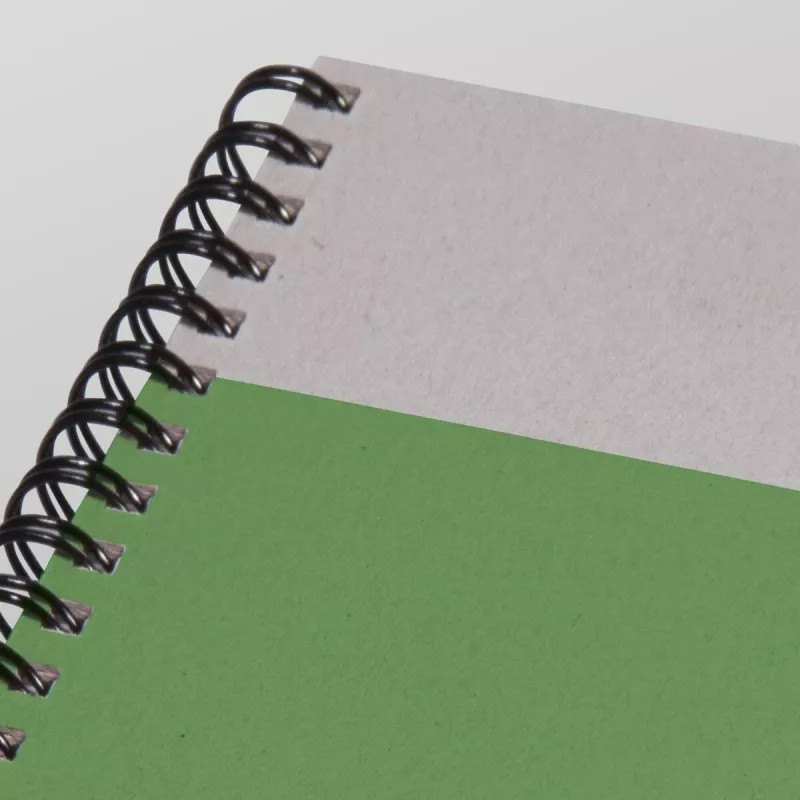 SIGEL Quicknote Impulse Green užrašų knygelė A5, tuščiais lapais, žaliai pilku minkštu viršeliu, 160 puslapių SN800