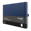 SIGEL Conceptum A4 gulsčio formato taškinio tinklelio užrašų knyga, tamsiai mėlynu kietu viršeliu, 132 puslapiai, CO206