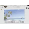Sigel H6470 stalinis bloknotas popierinis Palm Beach 59,5 x 41 cm 2026-2028 30 lapų