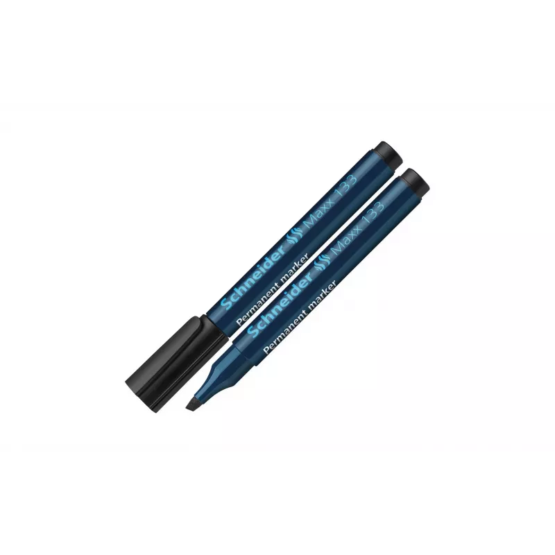 Schneider Maxx 133 permanentinis markeris, juodas, kaltinio antgalio, 1–5 mm, 113301