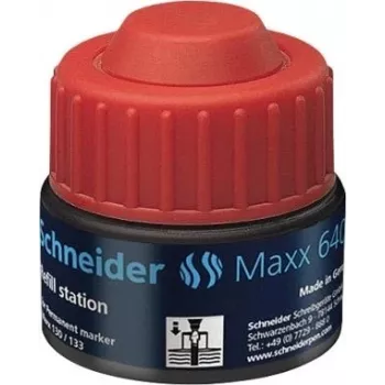 Schneider Maxx 640 žymeklio užpildymo rašalas raudonas 30 ml 164002