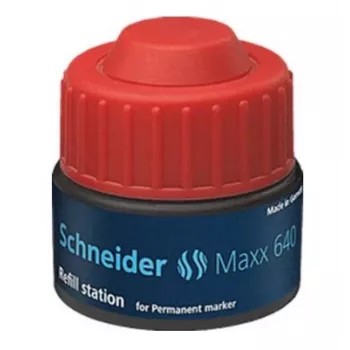 Schneider Maxx 640 žymeklio užpildymo rašalas raudonas 30 ml 164002