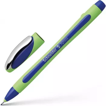Schneider Xpress plonas rašiklis mėlynas - vandeniniais dažais, 0,8 mm pluošto antgalis 19003