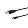 E+P CC323/05 USB 2.0 Type-A į Type-C laidas 0,5 m, juodas