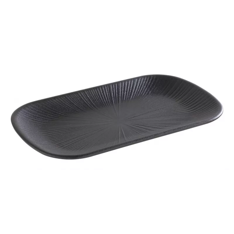 APS NERO GN 1/4 padavimo padėklas, melaminas, juodas, 265 x 162 x 25 mm 85281