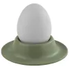 APS EGGY kiaušinių stovelių rinkinys, 4 vnt., žalios spalvos melaminas, 85 mm skersmens, tinka plauti indaplovėje 85295
