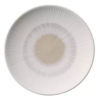 APS BLUSH lėkštė plokščia 210 mm smėlio spalvos melamino, sukraunama, tinkama plauti indaplovėje, atspari karščiui, 1 vnt. 85503