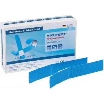 Holthaus Medical YPSITECT pirštų pleistras 40602 mėlynas 2,0 x 12,0 cm 100 vnt.