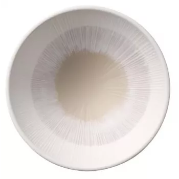 APS BLUSH apvali serviravimo lėkštė, 190 mm, smėlio spalvos melaminas, sudedama, tinka plauti indaplovėje, atspari karščiui (1 vnt.) 85509