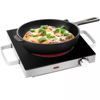 ProfiCook PC-EKP 1210 infraraudonųjų spindulių vienos kaitvietės kaitlentė, nerūdijantis plienas 501210