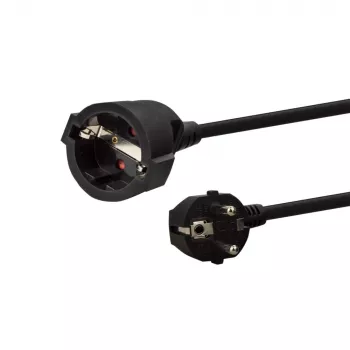 E+P Schuko prailgintuvas SV 12 10 m juodas - 1 lizdas