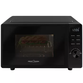 Profi Cook ProfiCook PC-MWG 1278 mikrobangų krosnelė su griliu, 700 W, juoda