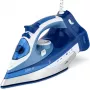 Clatronic DB 3706 lyginimo ir garinimo lygintuvas su keramine pado plokšte, mėlynas/baltas, 2400 W, 263858