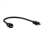 E+P CC 324/02 USB 3.1 kabelis, 0,2 m, USB-C į Micro-B, juodas 0000853270