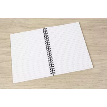 SIGEL Quicknote SN500 sąsiuvinis A5 liniuotė, geltona/pilka minkštais viršeliais, 160 psl.