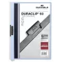 DURABLE Duraclip 6 mm suspaudžiamasis segtuvas A4 mėlynas (25 vnt. pakuotė)