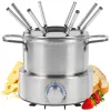 Profi Cook PC-FD 1288 elektrinis fondiu rinkinys, nerūdijančio plieno, 800 W, 1,2 L, 8 asmenims
