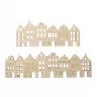 Rayher dekoratyvinė medinė juosta Nordic Houses, natūrali, 2 vnt. (46811505)