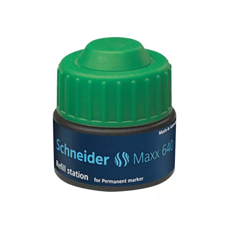 Schneider Maxx 640 žymeklio papildymo rašalas, žalias, 30 ml 164004